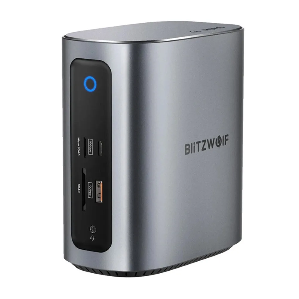20250728100811_blitzwolf_usb_c_docking_station_me_hdmi_displayport_4k_pd_ethernet_kai_syndesi_3_othonon_gri_bw_th15.jpeg BlitzWolf USB-C Docking Station με HDMI/DisplayPort 4K PD Ethernet και σύνδεση 3 Οθονών Γκρι (BW-TH15) - Image 1