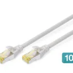 Digitus S/FTP Cat.6a (Gigabit) Καλώδιο Δικτύου Ethernet 5m Γκρι 10τμχ DK-1644-A-050-10
