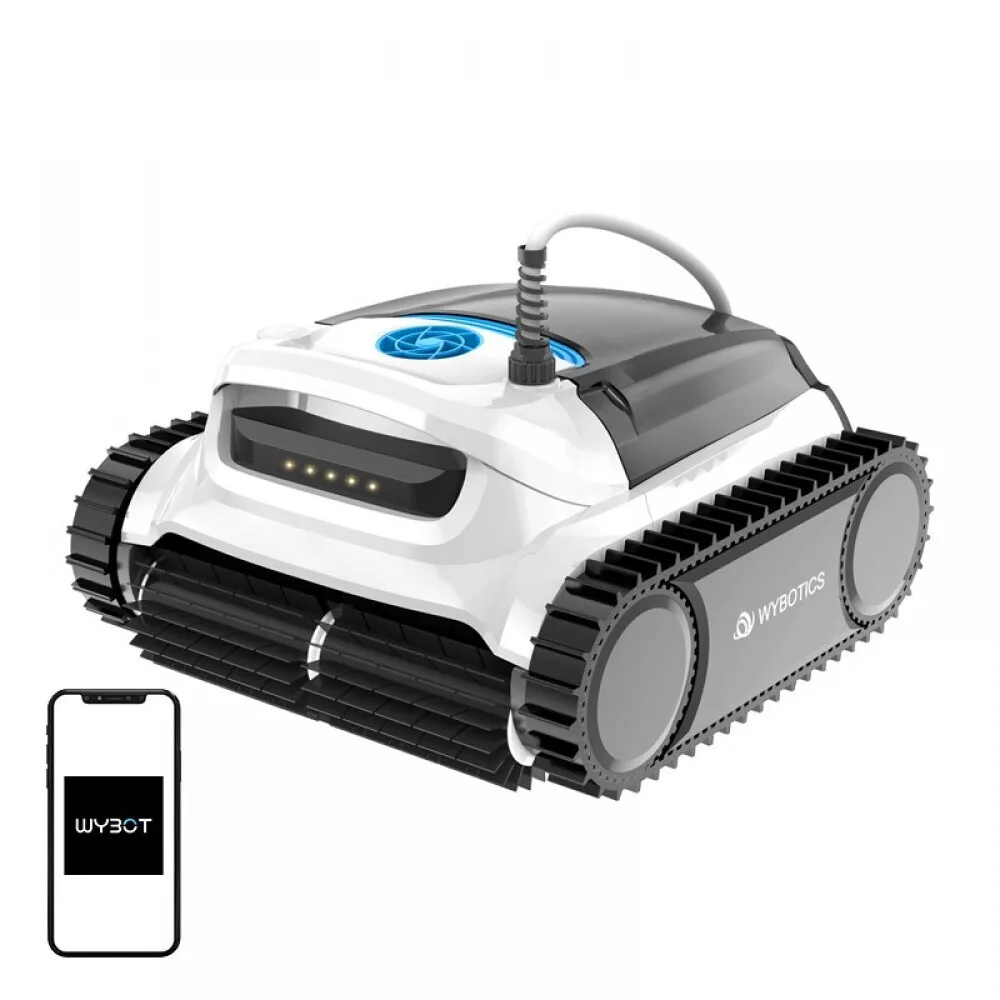 20250731142428_wybot_m1c_skoupa_rompot_gia_pisines_130m_me_ischy_150w.jpeg Wybot Μ1C Ενσύρματη Σκούπα Ρομπότ 150W Πυθμένα / Τοιχωμάτων / Ισάλου Γραμμής για Πισίνες 130m² - Image 1