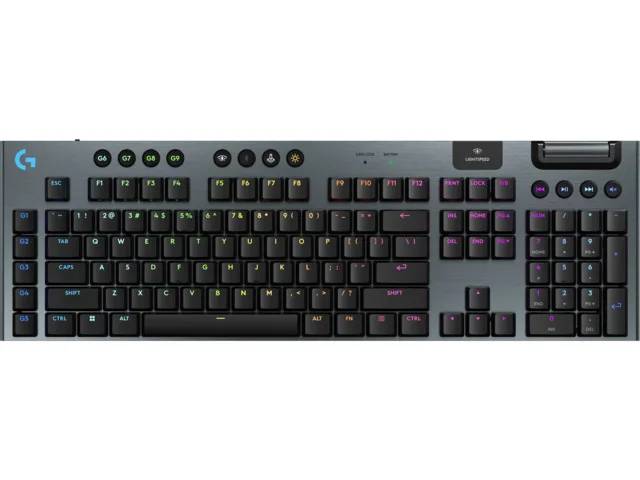 20250731142930_logitech_g915_x_lightspeed_asyrmato_gaming_michaniko_pliktrologio_me_gl_clicky_diakoptes_kai_rgb_fotismo_agliko_us.jpeg Logitech G915 X Lightspeed Ασύρματο Gaming Μηχανικό Πληκτρολόγιο με GL Clicky διακόπτες και RGB φωτισμό (Αγγλικό US) - Image 1