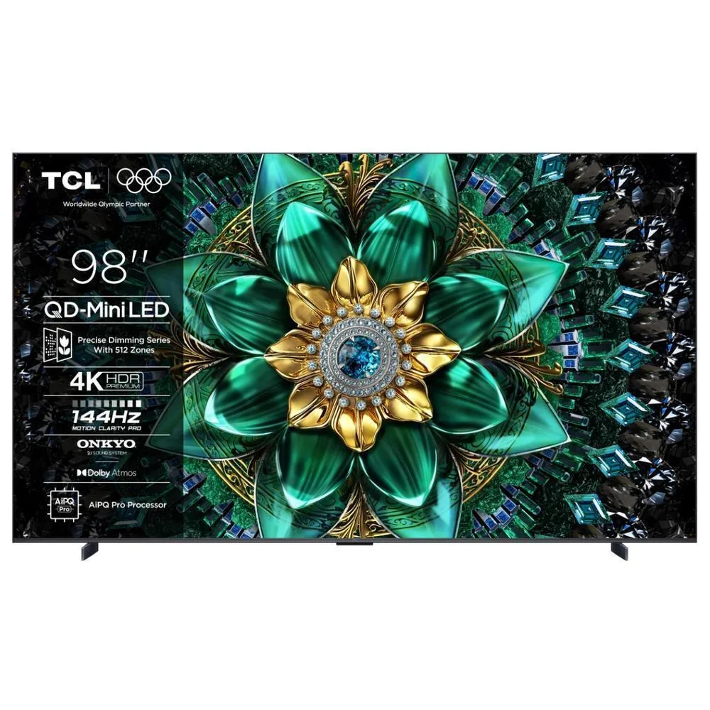 TCL Smart Τηλεόραση 98" 4K UHD Mini LED 98Q6C HDR (2025) - Image 1