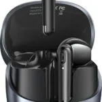 Usams Echo E03 In-ear Bluetooth Handsfree Ακουστικά με Θήκη Φόρτισης Μαύρα