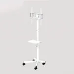 Gembird TVS-55T-03-W Βάση Τηλεόρασης Δαπέδου έως 55" Λευκό
