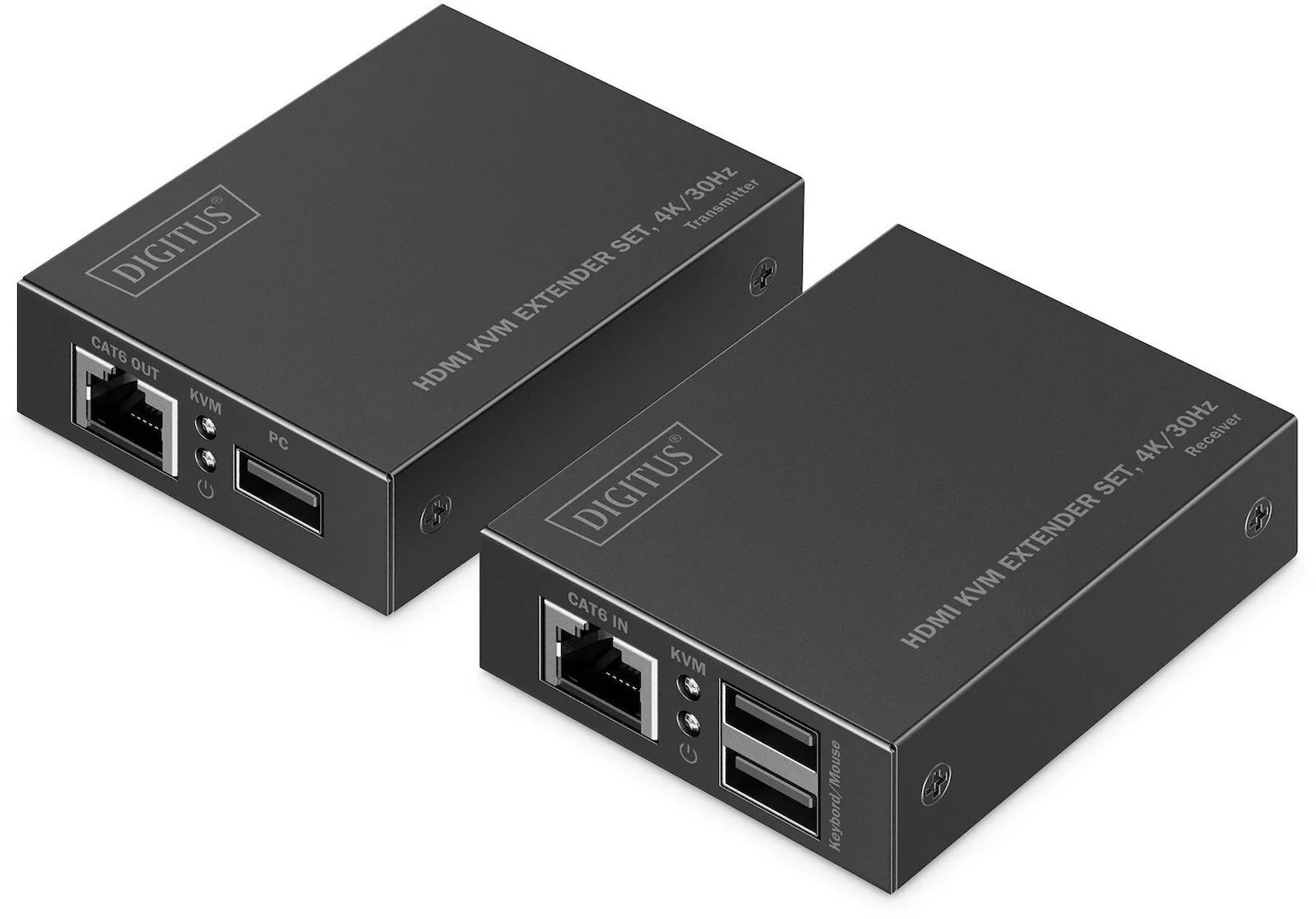 Digitus Ds-55357 Hdmi Kvm Extender Set 4k/30hz Black - Image 1