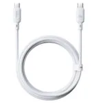 Baseus Silky Series USB 2.0 Cable USB-C male - USB-C 100W PD Λευκό 2m P10377704213-01
