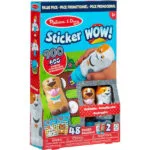 Spinmaster Melissa & Doug Sticker Wow Sticker-stempelset 2er-pack Tiere
