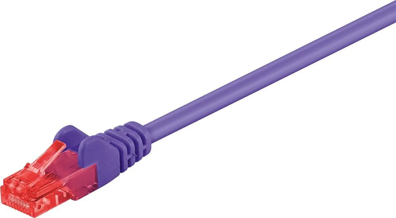 Goobay U/UTP Cat.6 (Gigabit) Καλώδιο Δικτύου Ethernet 5m Μωβ 95281 - Image 1