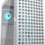 Cougar Airface Eco RGB Gaming Midi Tower Κουτί Υπολογιστή με Πλαϊνό Παράθυρο Λευκό