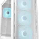 Cougar Airface Pure Pro Gaming Midi Tower Κουτί Υπολογιστή με RGB Φωτισμό Λευκό
