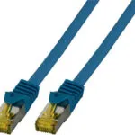 EFB S/FTP Cat.6a (Gigabit) Καλώδιο Δικτύου Ethernet 0.25m Μπλε MK7001.0,25BL