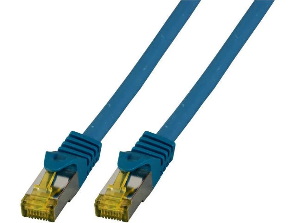 EFB S/FTP Cat.6a (Gigabit) Καλώδιο Δικτύου Ethernet 0.25m Μπλε MK7001.0,25BL - Image 1
