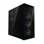 Arctic Xtender VG Gaming Midi Tower Κουτί Υπολογιστή με Πλαϊνό Παράθυρο Μαύρο