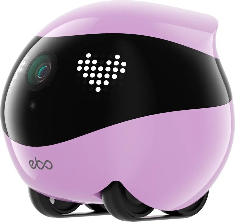 Enabot EBO Air 2 IP Companion Robot Κάμερα Wi-Fi Full HD+ 4MP Μπαταρίας με Αμφίδρομη Επικοινωνία Ροζ - Image 1