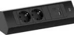 Bachmann Casia Πολύπριζο με 1 USB-A και Καλώδιο 2m