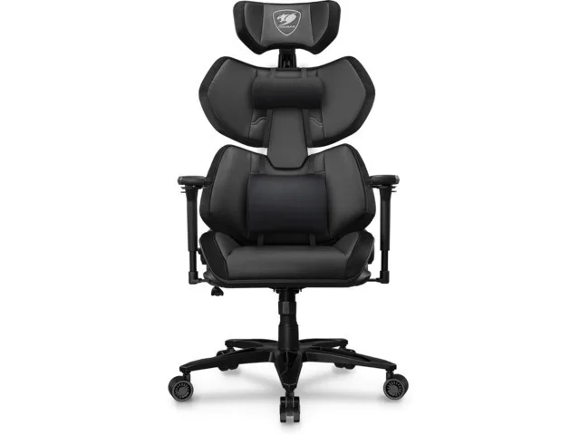 Cougar Terminator Elite Καρέκλα Gaming Δερματίνης με Ρυθμιζόμενα Μπράτσα Μαύρη - Image 1