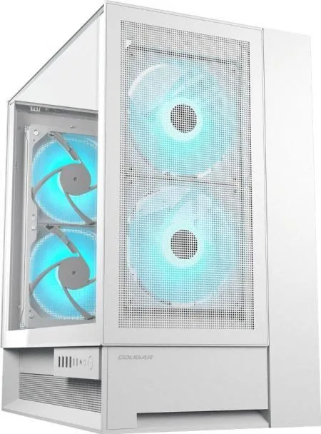 Cougar OmnyX Gaming Midi Tower Κουτί Υπολογιστή με ARGB Φωτισμό Λευκό - Image 1