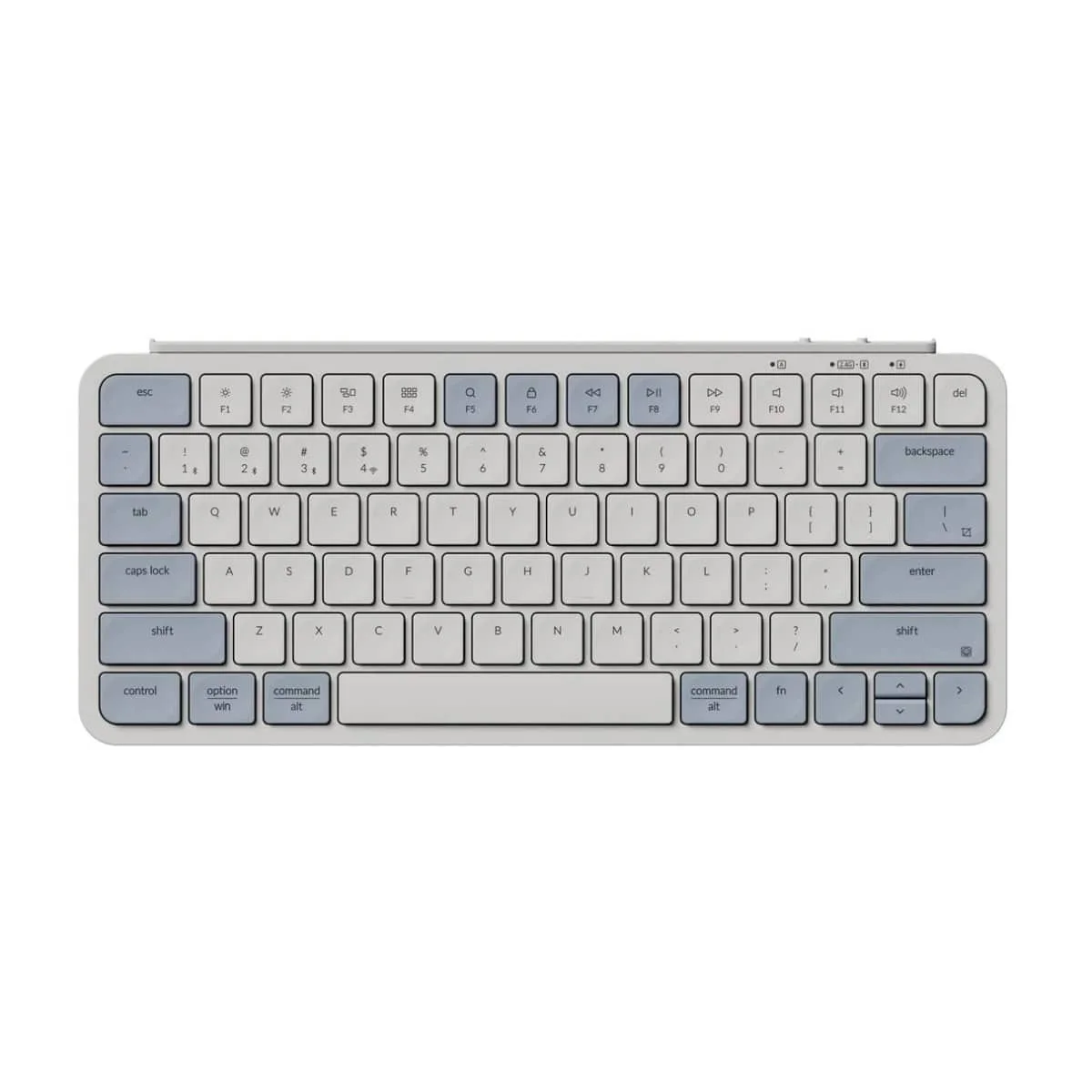 Keychron B1 Pro B1P-K11 Ασύρματο Bluetooth Πληκτρολόγιο Αγγλικό US Συμβατό με Mac Retro Blue - Image 1