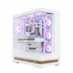 Zalman P40 Namu Gaming Midi Tower Κουτί Υπολογιστή με Πλαϊνό Παράθυρο Λευκό