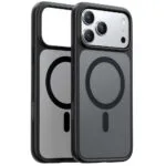 Torras Guardian Magnetic Back Cover Σιλικόνης Μαύρο (iPhone 17 Pro Max)