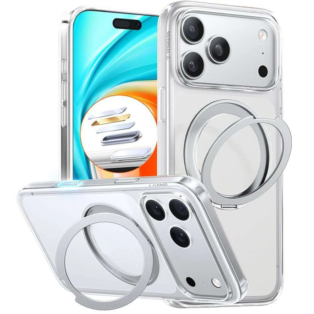 20250901124708_torras_ostand_pro_back_cover_diafano_iphone_17_pro.jpeg Torras Ostand Pro Back Cover Σιλικόνης Διάφανο (iPhone 17 Pro) - Image 1