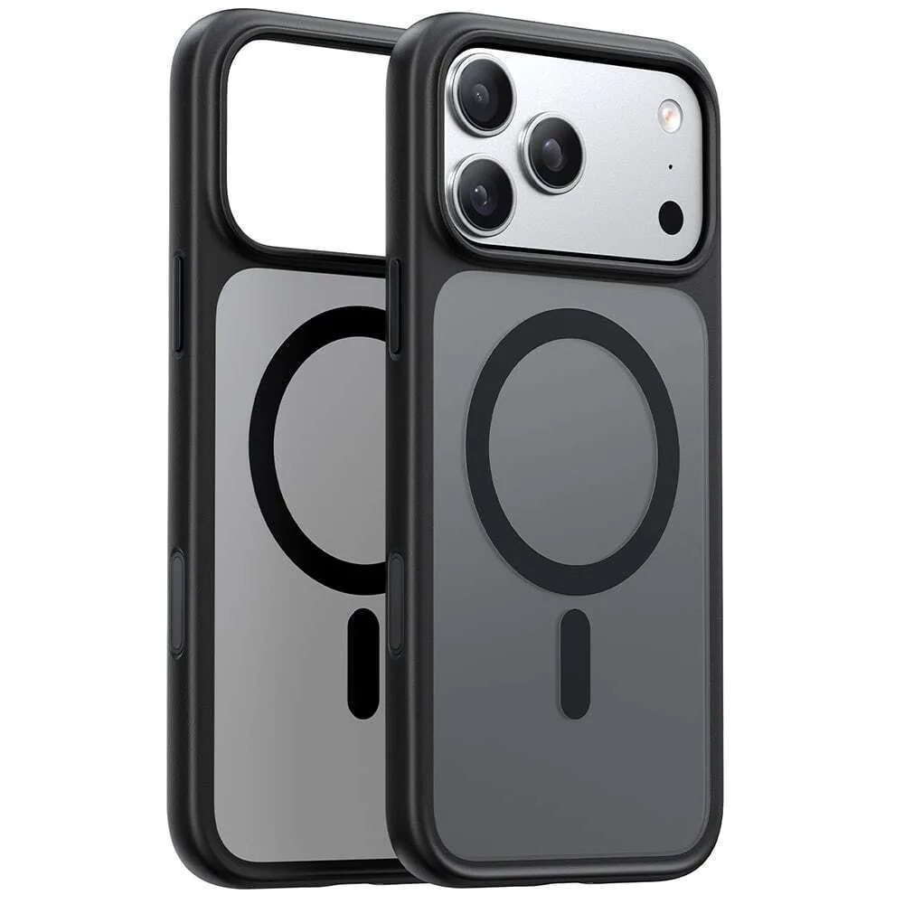 Torras Guardian Magnetic Back Cover Σιλικόνης Μαύρο (iPhone 17 Pro) - Image 1