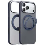 Torras Ostand R Back Cover Σιλικόνης Navy Μπλε (iPhone 17 Pro Max)