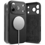 Ringke Magnetic Back Cover Σιλικόνης Μαύρο (iPhone 17 Pro)