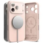 Ringke Magnetic Back Cover Σιλικόνης Ροζ (iPhone 17 Pro)