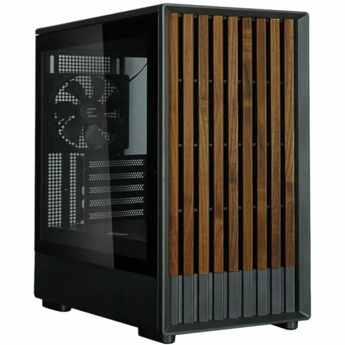 Zalman P10 Gaming Mini Tower Κουτί Υπολογιστή με Πλαϊνό Παράθυρο και RGB Φωτισμό Namu - Image 1