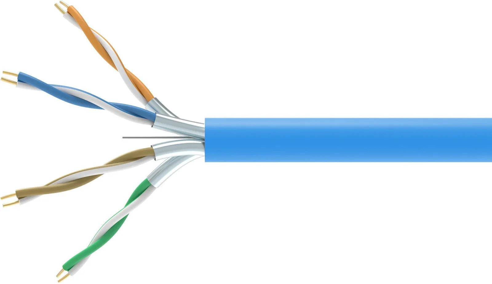 Equip U/FTP (STP) Cat.6a (Gigabit) Καλώδιο Δικτύου Ethernet χωρίς ακροδέκτες 305m Μπλε 404544 - Image 1