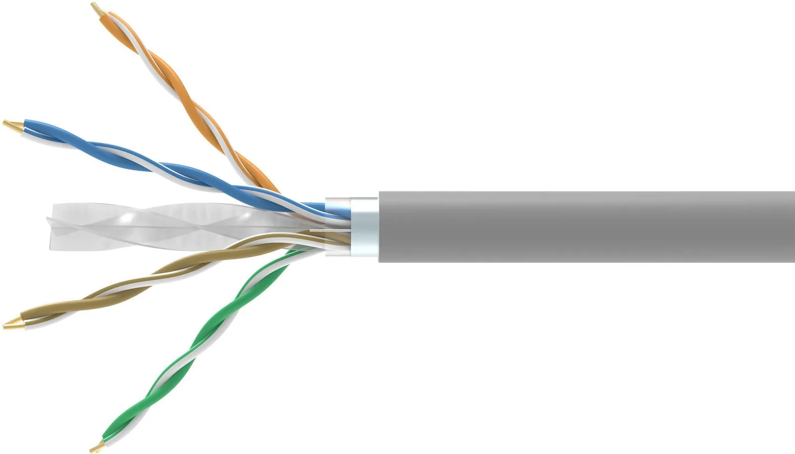 Equip F/UTP Cat.6 (Gigabit) Καλώδιο Δικτύου Ethernet χωρίς ακροδέκτες 305m Γκρι 404539 - Image 1