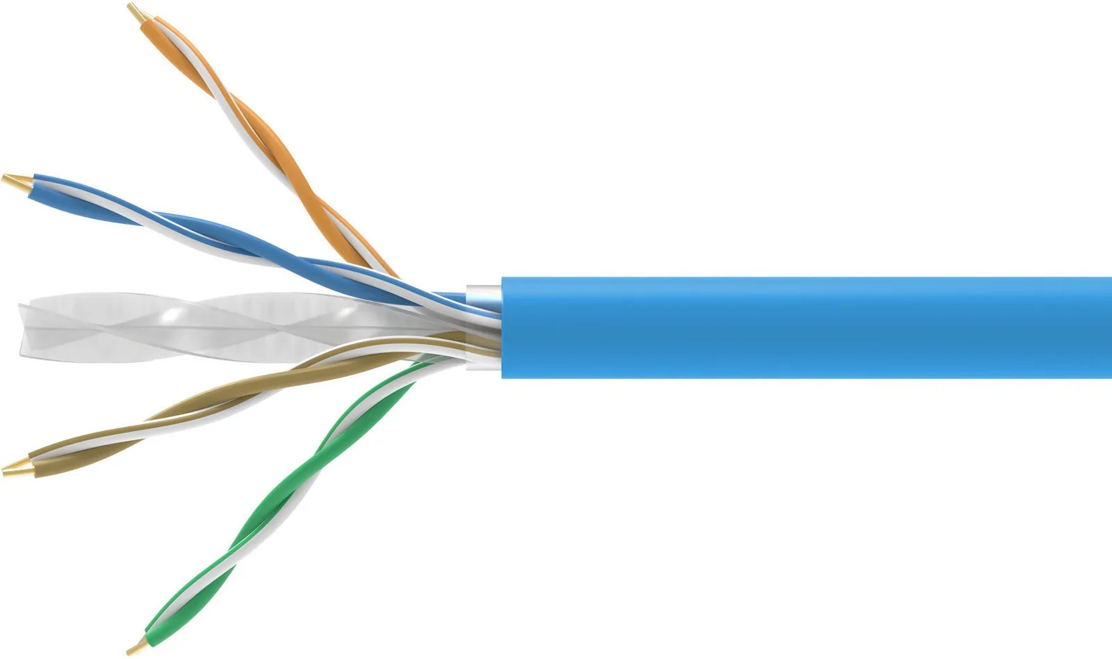 Equip U/UTP Cat.6a (Gigabit) Καλώδιο Δικτύου Ethernet χωρίς ακροδέκτες 305m Μπλε 404542 - Image 1