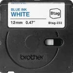 Brother Ταινία Ετικετογράφου 4m x 12mm σε Μπλε Χρώμα