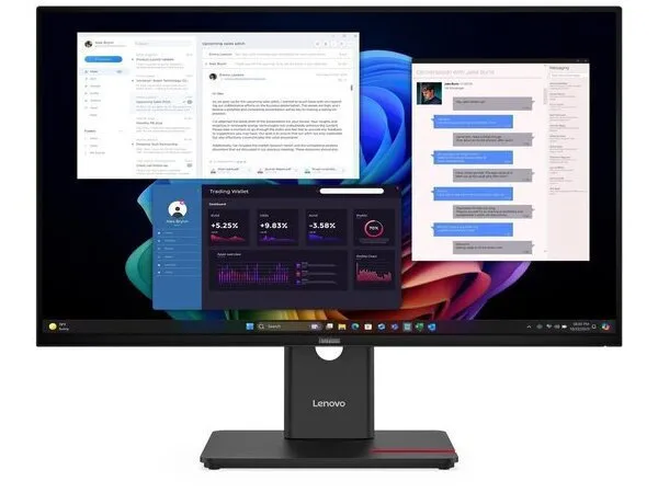 Lenovo ThinkVision T27UD-40 IPS Monitor 27" 4K 3840x2160 με Χρόνο Απόκρισης 6ms GTG - Image 1