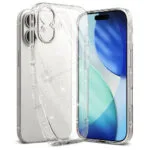 Ringke Air Back Cover Σιλικόνης με Λουράκι Διάφανο (iPhone Air)
