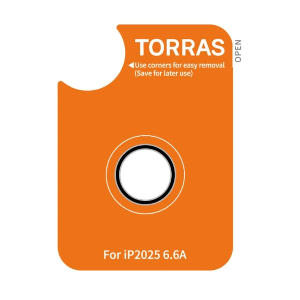 Torras Προστασία Κάμερας Tempered Glass Μαύρο για το iPhone 17 Air - Image 1