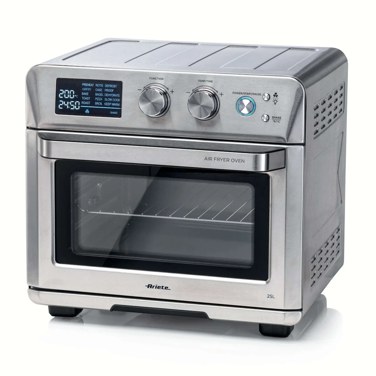 Ariete 00C462911AR0 Ηλεκτρικό Φουρνάκι 25lt Χωρίς Εστίες με Αέρα Inox - Image 1