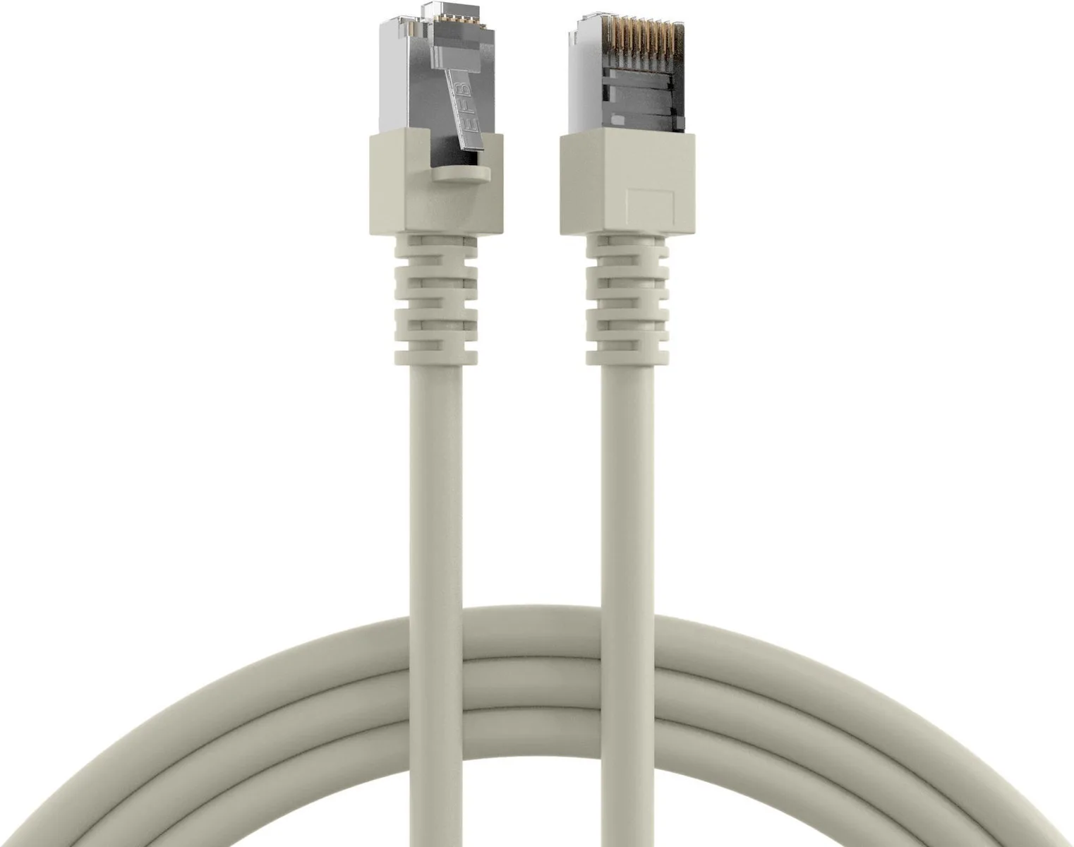 EFB SF/UTP Cat.5e (Gigabit) Καλώδιο Δικτύου Ethernet 0.15m Γκρι K5455.0,15 - Image 1