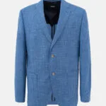 Boss Καλοκαιρινό Ανδρικό Σακάκι Lightblue 50509522-432