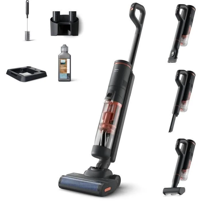 Philips XW6264/11 Επαναφορτιζόμενη Σκούπα 2 σε 1 Stick & Χειρός 21.6V Μαύρη - Image 1