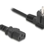 DeLock Schuko - IEC C13 Cable 1m Μαύρο 81298