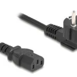 DeLock Schuko - IEC C13 Cable 2m Μαύρο 81567