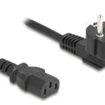 DeLock Schuko - IEC C13 Cable 2m Μαύρο 81326