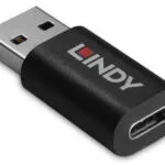 Lindy Μετατροπέας USB-A male σε USB-C female 1τμχ 71264