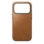 Nomad Modern Back Cover Δερμάτινο 0.85mm Καφέ (iPhone 17 Pro)