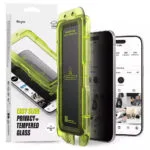 Ringke 2.5D Privacy Tempered Glass 2τμχ Μαύρο (iPhone Air)