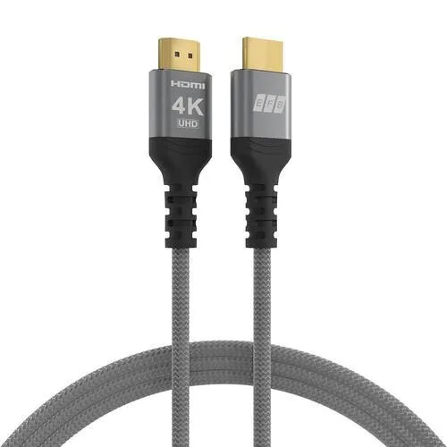 EFB HDMI 2.0 Premium High Speed 4K 60Hz HDR Cable HDMI male - HDMI male 2m Γκρι - Image 1