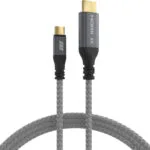 EFB Braided Cable HDMI male - USB-C male 1.8m Μαύρο