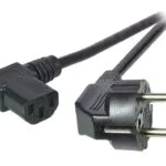 Καλώδιο Τροφοδοσίας Efb 90°-c13 90°,sw,3.0m,3x1.00mm