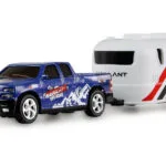 Τηλεκατευθυνόμενο Amewi Rc Pickup Die Cast Wohnwagen 1:64 Rtr Blue 6+